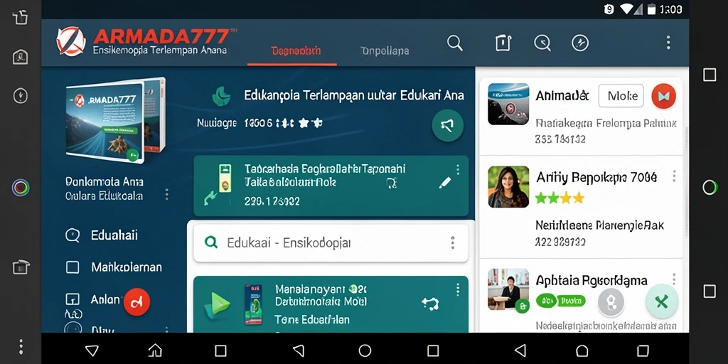 Tampilan antarmuka user-friendly ARMADA777 untuk akses informasi edukatif.