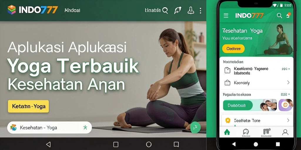 Tampilan antarmuka intuitif INDO777 untuk latihan Yoga yang menyenangkan.