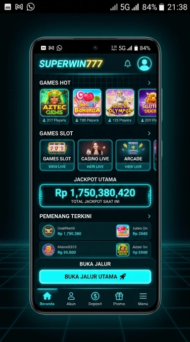 Halaman Alternatif Akses superwin777 untuk Pengguna Android