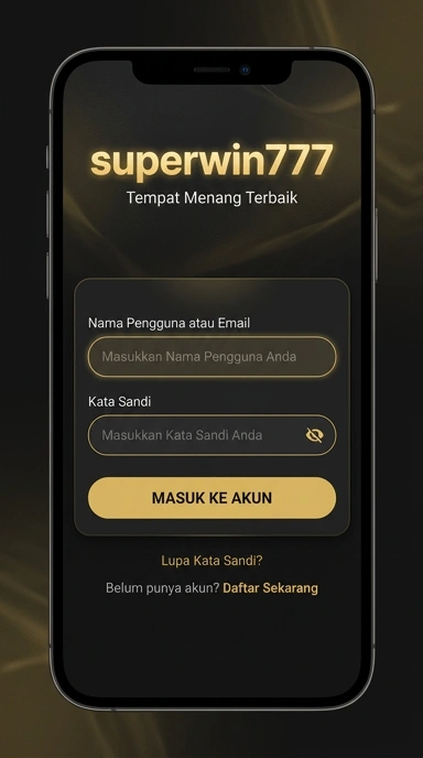 Masuk Akun Superwin777 untuk Pengguna Android